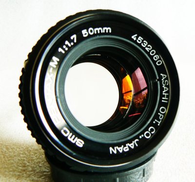 【悠悠山河】同新品 P家發色最美的原廠鏡--Pentax-M SMC 50mm F1.7 可轉接各款數位單眼和微單