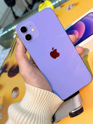 💜台北蘋果專賣店💜️展示機出清️🍎 iPhone 12mini 128G紫色 🍎💟螢幕5.4吋小巧可愛