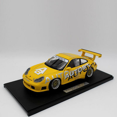 奧拓Autoart118保時捷911（ 996）GT3R杯合金汽車模型全球限量版