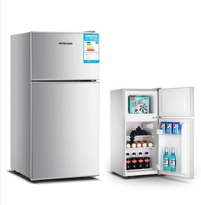 【興達生活】WORKDOG/沃科 雙門108/118升小冰箱家用小型靜音節能宿舍冷藏冷凍