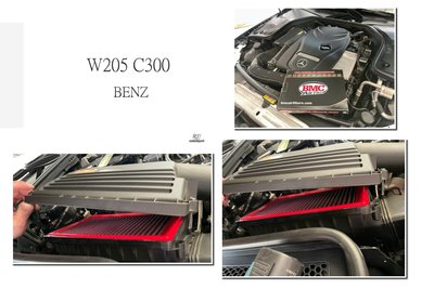 小傑--全新 賓士 BENZ GLC300 W205 C300 BMC 高流量 空氣 濾芯 一片4000