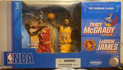 麥克法蘭 NBA 麥迪 詹姆斯 雙人 大盒 人偶 絕版收藏