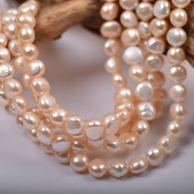 珍珠強光近無暇10mm巴洛克兩面光橫孔異形串珠好品質天然淡水珍珠散珠