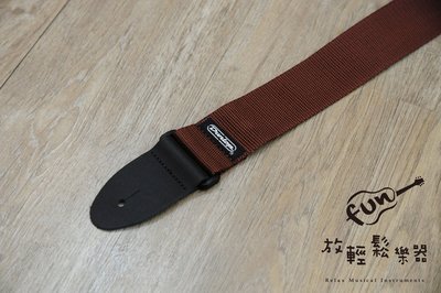 『放輕鬆樂器』全館免運費 Dunlop D07-01BR 咖啡色 帆布背帶 吉他 背帶