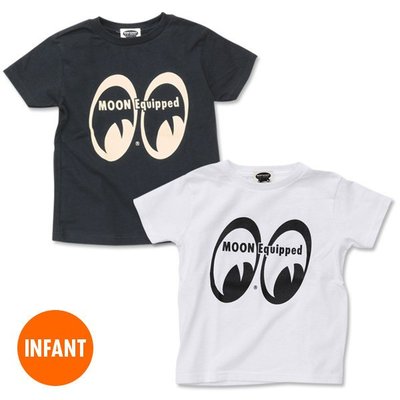 (I LOVE 樂多) MOON T-Shirt MOONEYES LOGO嬰兒孩童短袖上衣 (身高100-120CM)