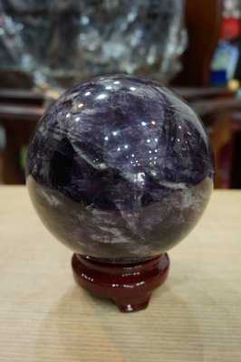 [S.D.小晶洞專賣店] 頂級天然烏拉圭紫水晶球126mm重:2940g