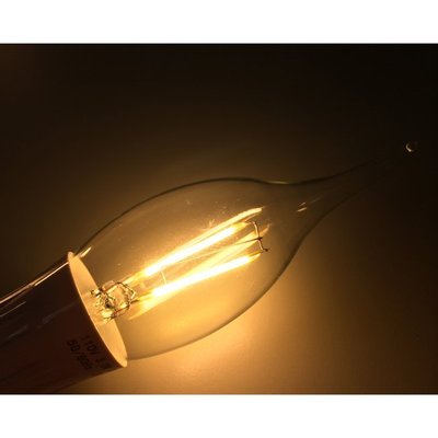 【YOI燈飾】LED仿鎢絲燈泡-3W-黃光E14-拉尾型F-L-E143W-EDS-Y