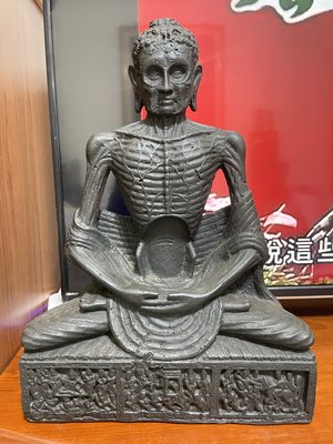 苦行-釋迦佛-銅雕