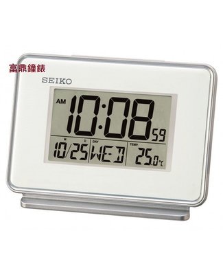【SEIKO CLOCK】日本 精工 SEIKO 溫度 兩組鬧鈴 桌鐘 時鐘 鬧鐘 QHL068W QHL068