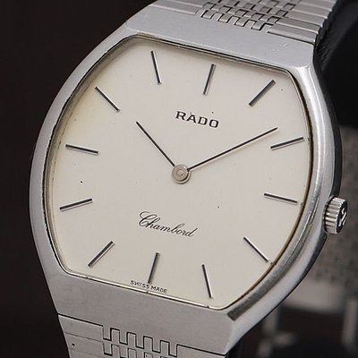 【精品廉售/手錶】Rado Chambord雷達錶 超薄型 手動上鍊機械男腕錶*美品*瑞士精品