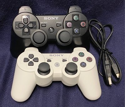 Sony PlayStation 3 PS3 無線手把*2 (黑色CECHZC1T、白色CECHZC2T)