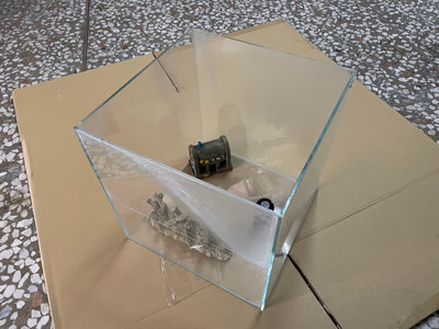 【二手良品】水族箱 立方體 玻璃魚缸 35x35x35cm