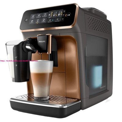 下殺 飛利浦(PHILIPS)家用意式EP3146自動現磨咖啡機系統5種咖啡口味