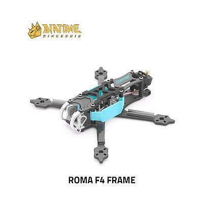 眾信優品 DIATONE大通新款ROMA F4 FPV穿越機4寸碳纖機架帶護框可裝VISTADJ283
