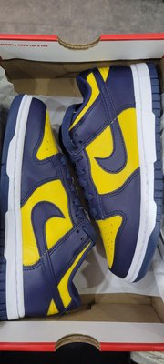 Nike Dunk Low Michigan 密西根 懷舊 復刻 黃藍色 各尺寸 US4 23cm