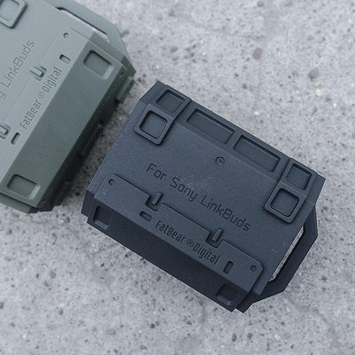 肥熊SONY索尼LinkBuds/WF-L900耳機防摔保護套盒軍事戰術機能風格保護殼