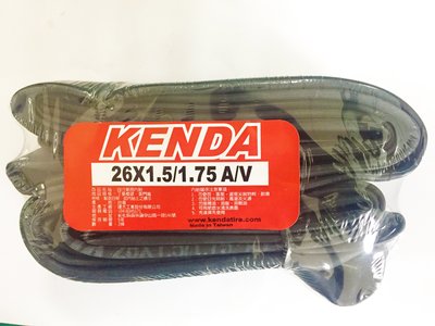*~(疾風單車) KENDA原廠內胎26X1.25/1.5可用 (出清價)(TUBE-002)