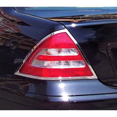 【JR佳睿精品】2000-2007 Benz 賓士 C W203 C200 C240 C320 鍍鉻後燈框 尾燈框
