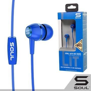 平廣 SOUL LIT 閃電藍色 藍色 耳道式 耳機 單鍵 繽紛色彩 另HD381 AKG Y10 FIIO F3 i2
