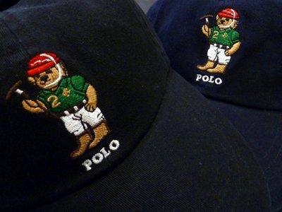 CARDI 女裝 Polo Ralph Lauren 棒球帽 高爾夫球帽 復古 小熊老帽 男款 女款 彎帽 黑色 深藍色