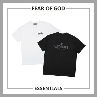 【熱賣精選】 FOG FEAR OF GOD復線ESSENTIALS聯名UNION美式寬松男女短袖T恤潮