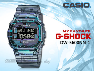 CASIO 時計屋 G-SHOCK DW-5600NN-1 街頭潮流 數位電子錶 雜訊意象 防水 DW-5600