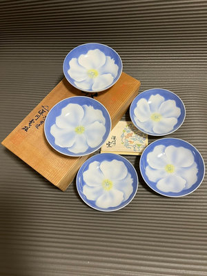 日本回流 深川製 五客餐盤