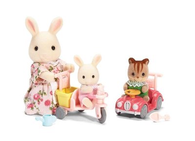「美樂媽咪」(可刷卡) 美國正品  森林家族 牛奶兔嬰兒人偶遊玩組