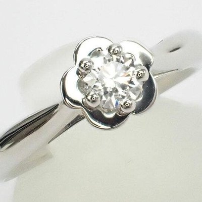 に初値下げ！ ◎キラキラ素敵なD1.00ct K18YG天然ダイヤモンドリング