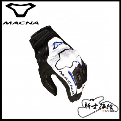 ⚠YB騎士補給⚠ MACNA ASSAULT 黑藍 #125 防摔 短手套 通風 夏季 掌心護具 半皮布 荷蘭 五色