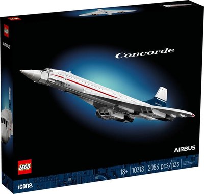 【樂GO】樂高 LEGO 10318 協和號 客機 飛機 積木 玩具 禮物 模型 樂高正版全新