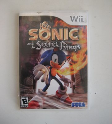 美版Wii Sonic音速小子 索尼克與秘密的戒指 (台灣機需改機才能讀)