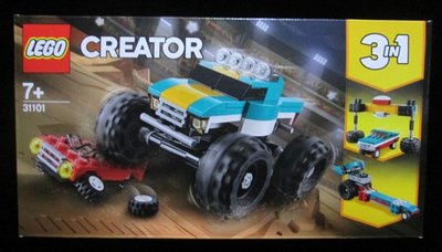 (STH)2020年 最新 LEGO 樂高 CREATOR-  怪獸卡車   31101