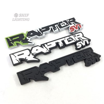 1 x 金屬RAPTOR SVT汽車改裝車標車尾車身車貼車標尾標福特徽標Ford F150 Raptor