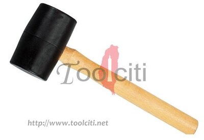 【特價】1-1/2磅橡膠鎚(590524)PVC槌 香檳槌 膠錘 黑橡膠槌 圓頭鎚 榔頭 檸檬槌 工具城Toolciti