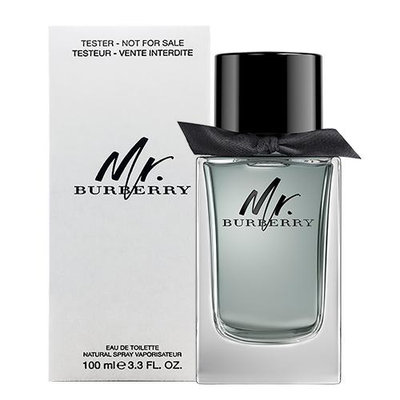 【BURBERRY】Mr. BURBERRY 男性淡香水 100ml TESTER-環保盒有蓋