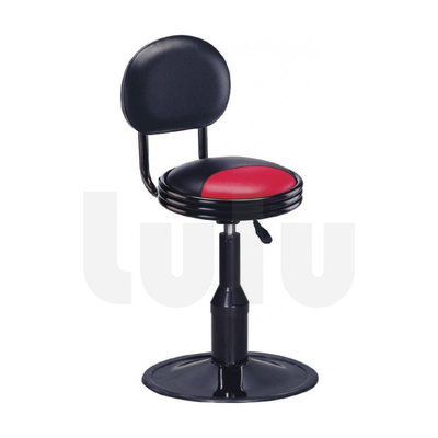 【Lulu】 吧檯椅 337-7 ┃ 紅黑色 時尚椅 餐椅 休閒椅 造型椅 洽談椅 高腳椅 升降椅 吧椅 氣壓椅 椅子