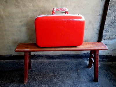 【 金王記拍寶網 】(C屯) C008 早期50~60年代 光陰的故事 老皮箱一件 正老品 罕見稀少