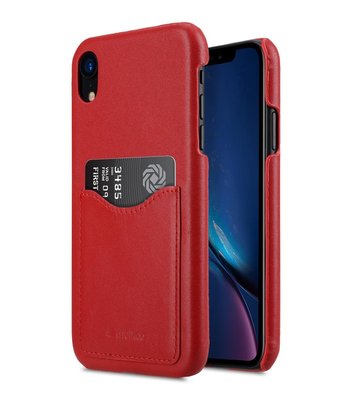 Melkco 2免運 全皮背套 iPhone XR 6.1吋 真皮 牛皮平紋 單卡手機套手機殼保護套 紅色 保護殼