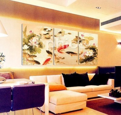 INPHIC-無框畫 裝飾畫現代客廳 壁紙 居家品擺飾 年年有餘
