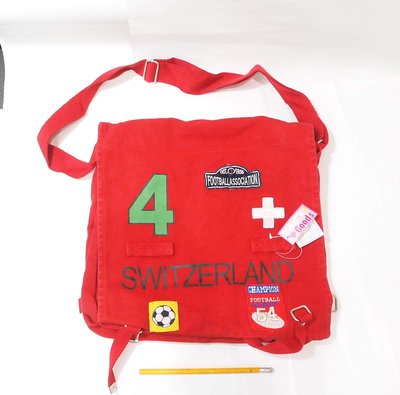 全新, 世界杯足球 帆布 側背包 / 瑞士