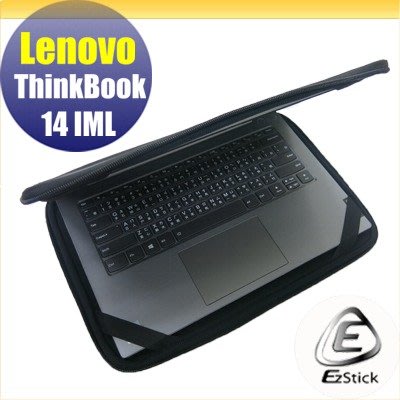 【Ezstick】Lenovo ThinkBook 14 IML 三合一超值防震包組 筆電包 組 (13W-S)