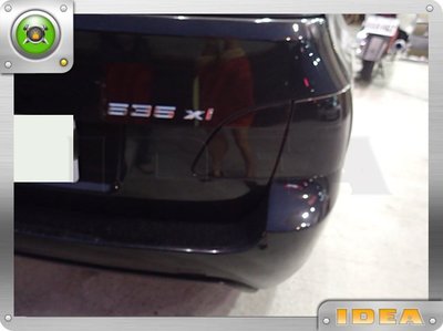 泰山美研社 E1144 BMW E61 後尾燈貼模深黑色透明膜服務 進口品質 525 530 535