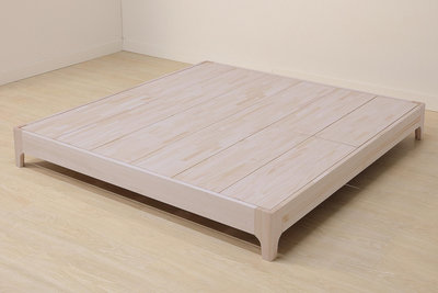 【尚品家具-崇德店】HY-A152-05 挪威洗白5尺實木床底 / 6尺實木床底