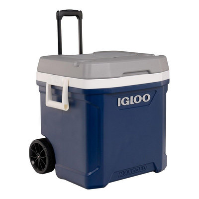 💓好市多代購/免運最便宜💓 Igloo 美國製58公升MaxCold 滾輪式冰桶 長54X寬47X高54公分