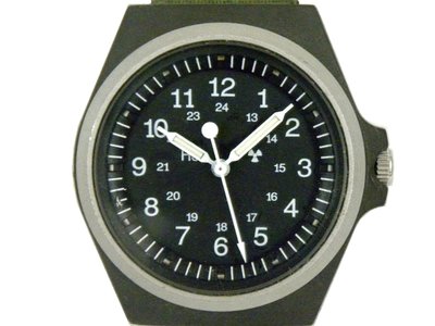 [專業] 軍錶 [US WATCH 490] 美軍 手上鍊軍錶[黑色面] /中性/運動/軍錶