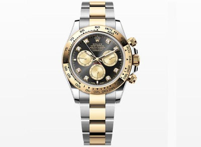 【伯恩鐘錶】Rolex 勞力士 126503 DAYTONA 迪通拿 鑲鑽亮黑色及金色錶面 116500 116503參考