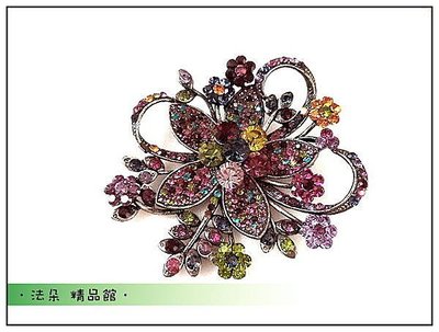 ♛ 法朵 精品館 ♛ 獨家販售款 ㊣韓國㊣花團錦簇 造型胸針別針*H876*珠寶捧花材料