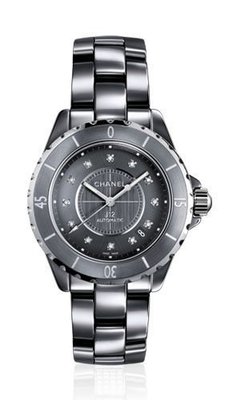 100%正品Chanel J12 H3242 Chromatic Auto 38mm Watch自動陶瓷鈦合金錶點鑽金屬灰