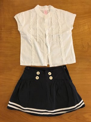 國際品牌童裝 Syrup蕾絲襯衫110-120cm